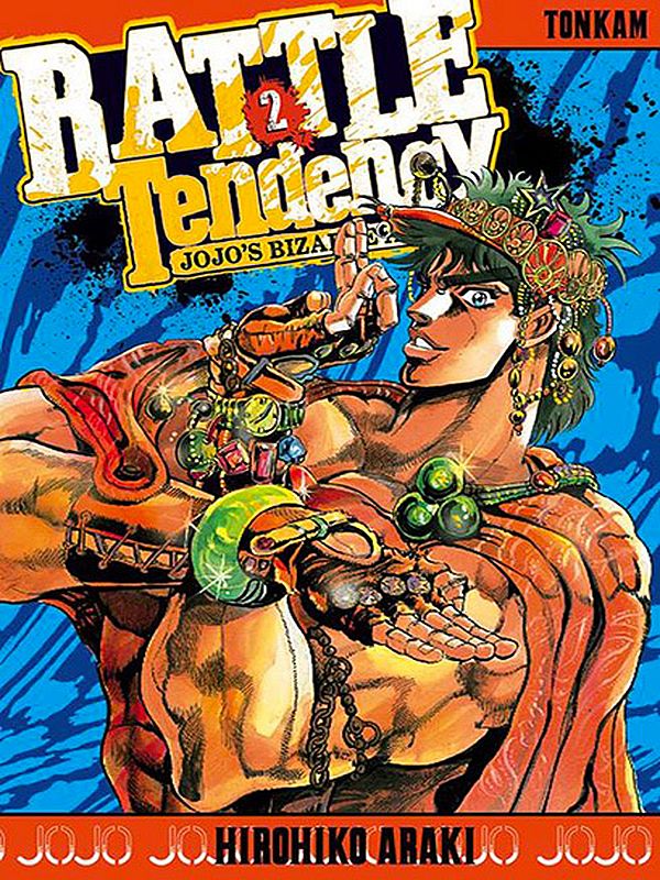 BATTLE TENDENCY volume 2 de Hirohiko ARAKI, Éditions Tonkam Shônen Manga