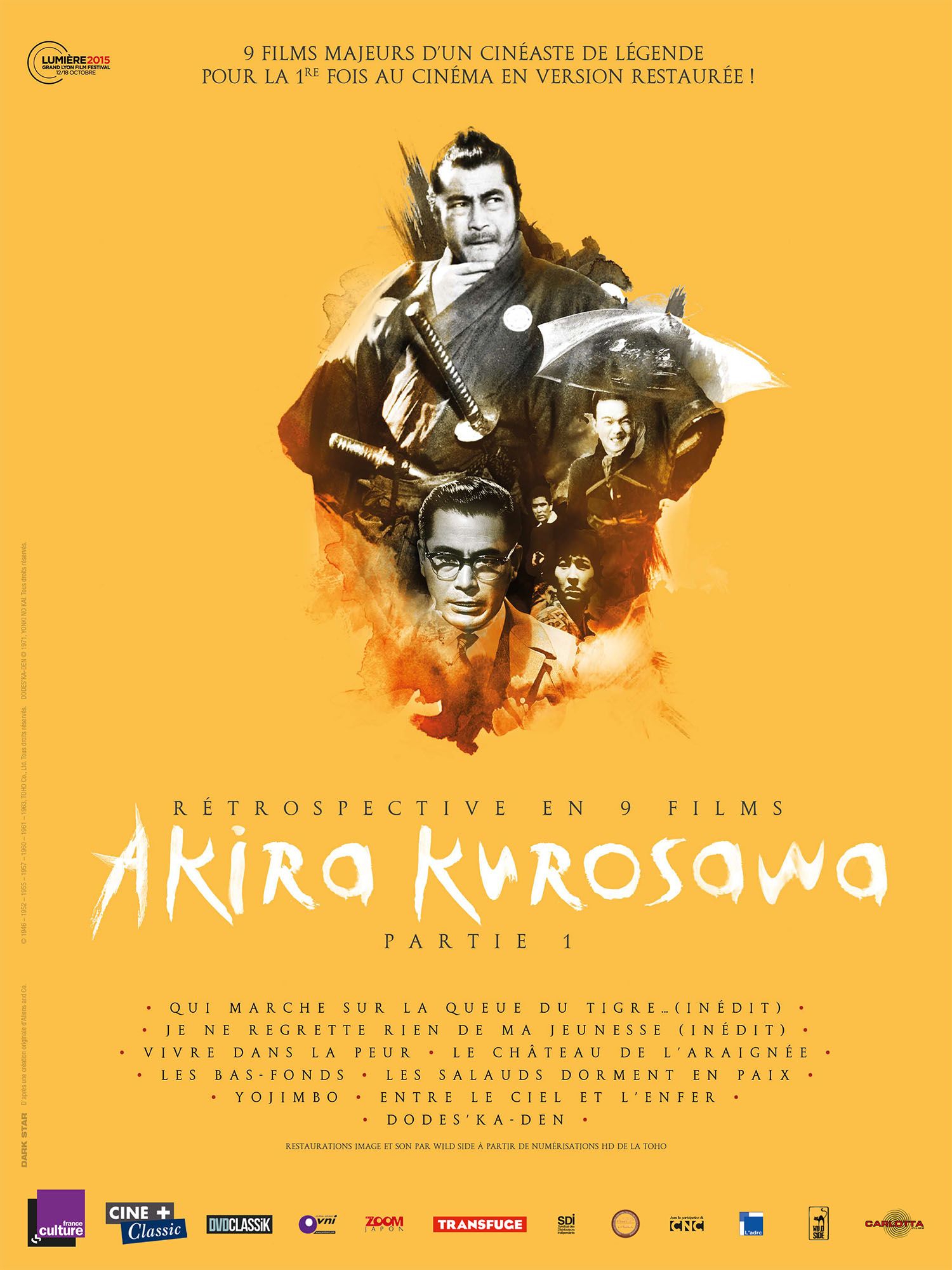 Rétrospective Akira Kurosawa à partir du 9 mars en salles.