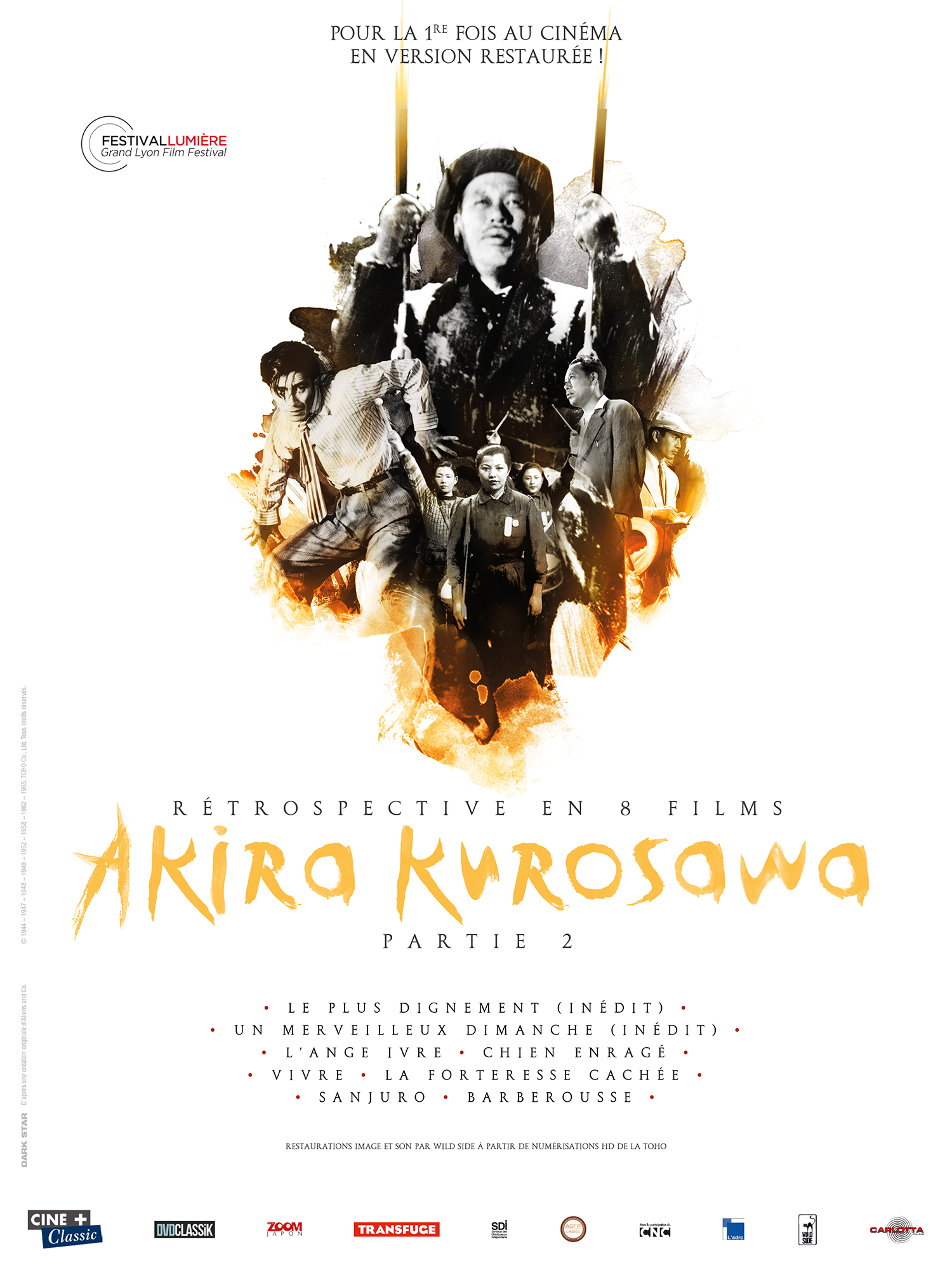 Rétrospective Akira Kurosawa, 2ème vague en salles à partir du 25 janvier.