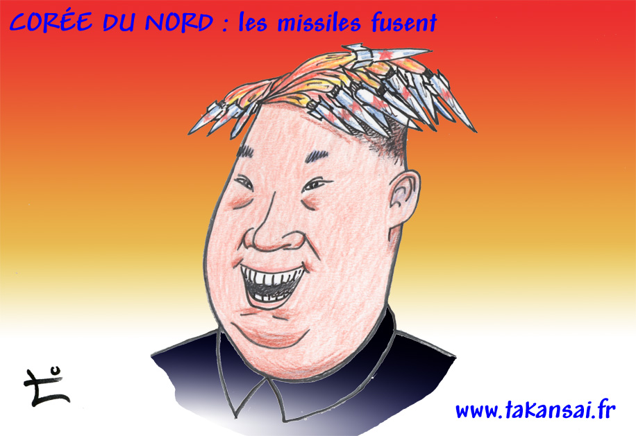 Corée du Nord : Les missiles fusent