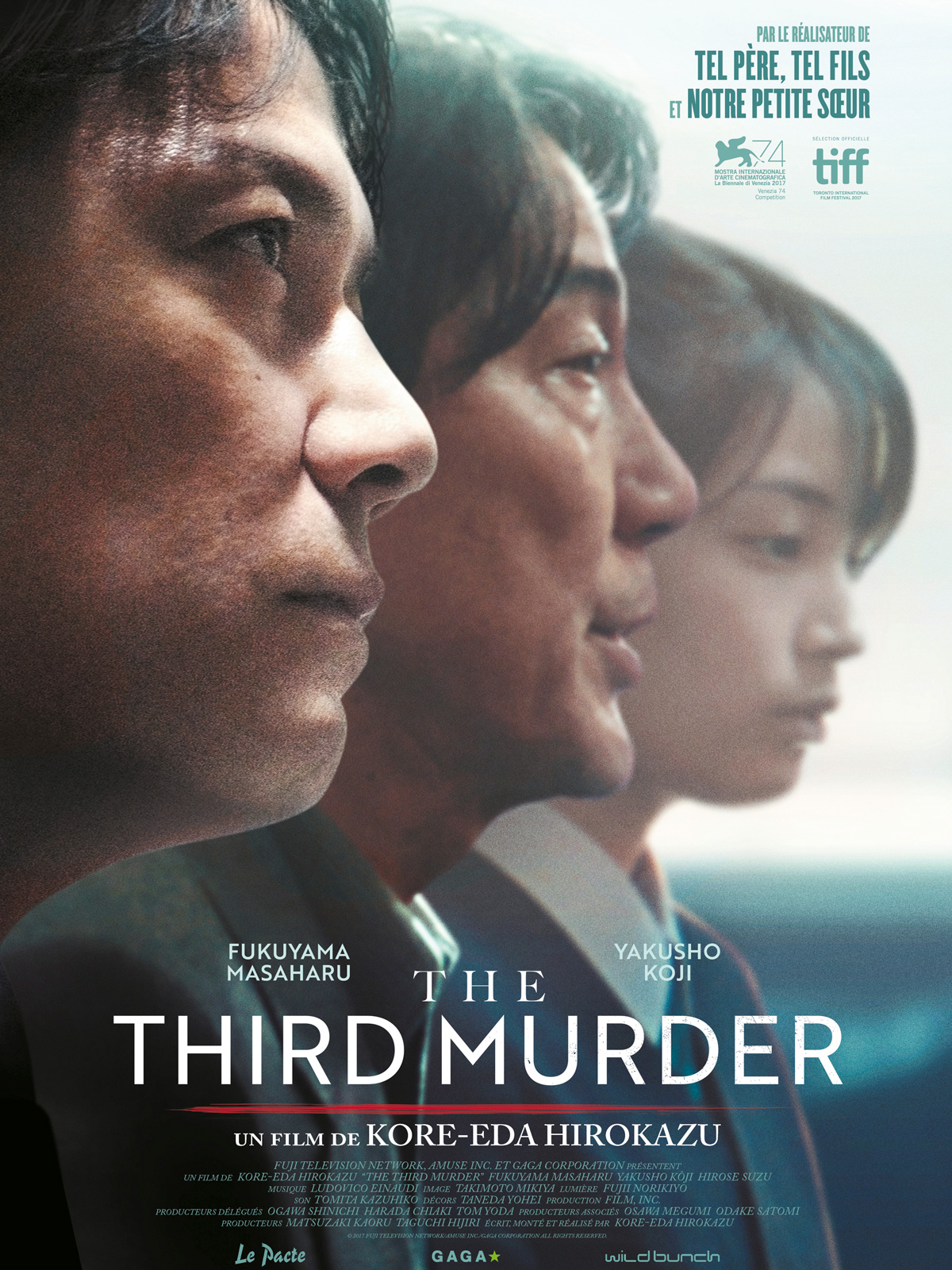 The Third Murder de Kore-Eda Hirokazu sort en salles.