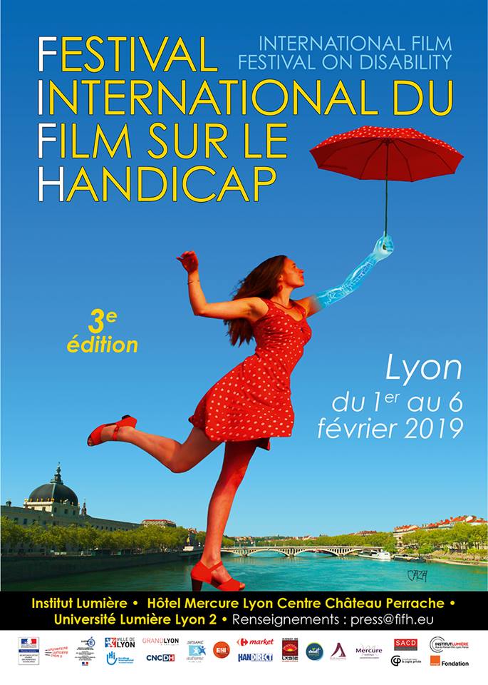 3e édition du Festival International du Film sur le Handicap, du 1er au 6 février 2019 à Lyon.