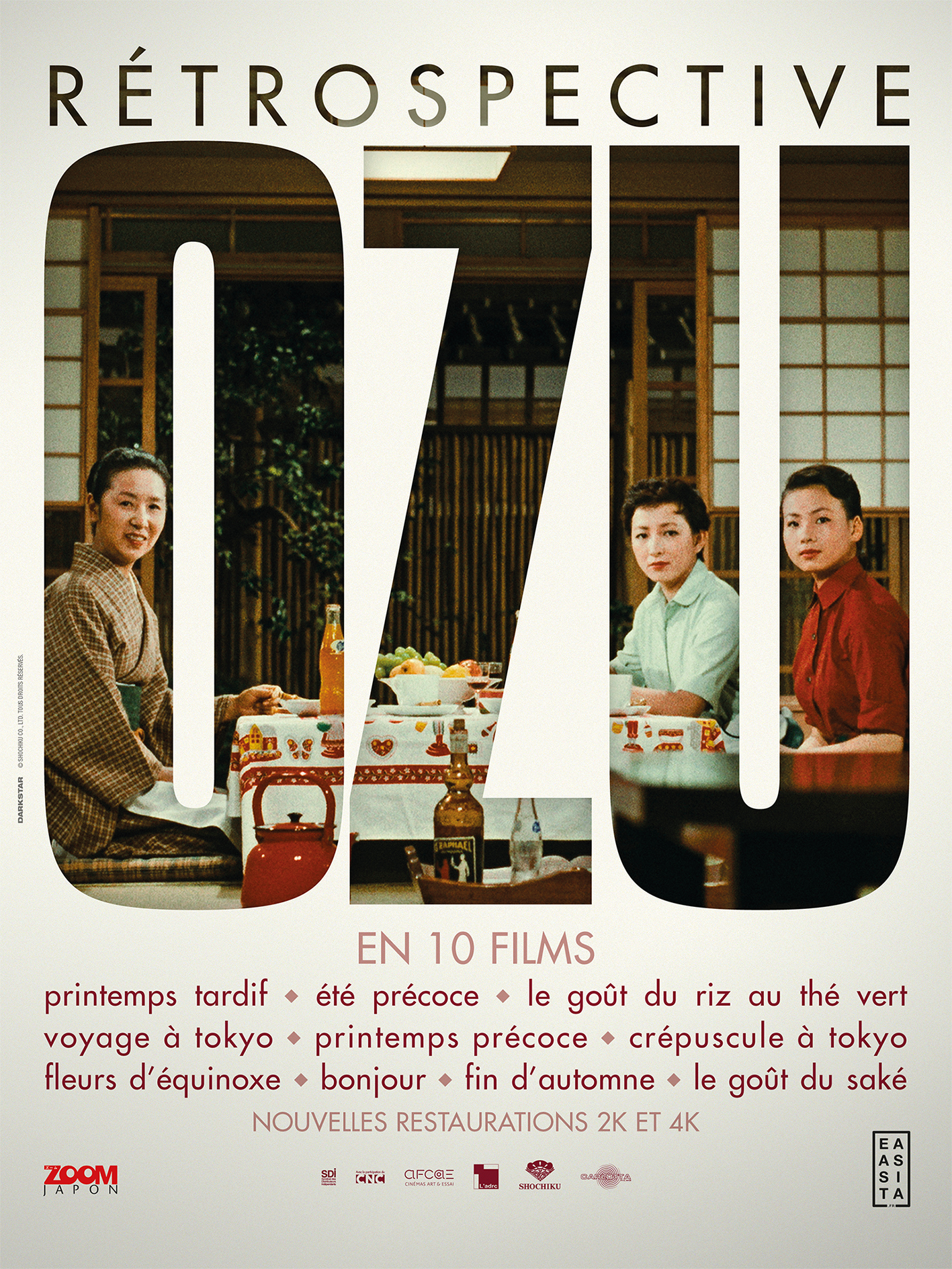 Yasujiro Ozu : une rétrospective de dix films et la reprise d’Herbes flottantes,  en copies restaurées, en salles, cet été.