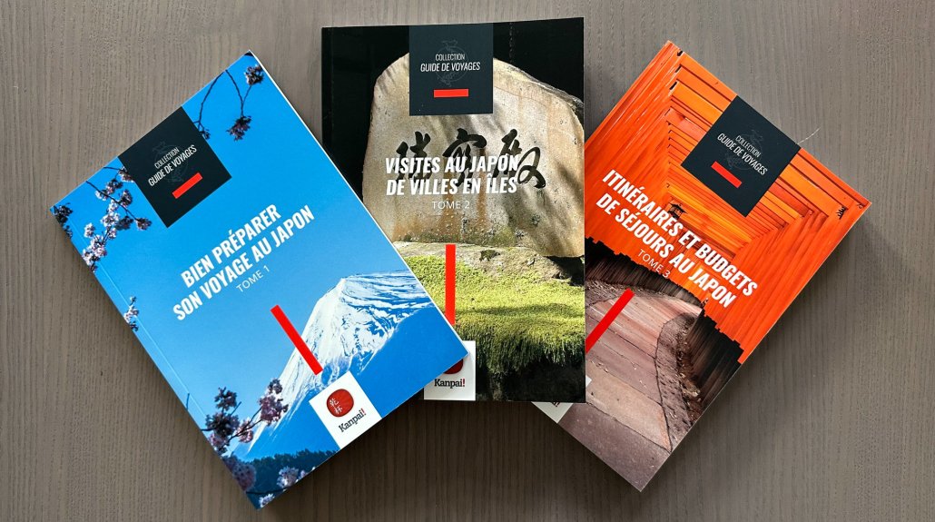 Un guide de voyage pour le Japon en 3 tomes paraît chez Kanpai !.