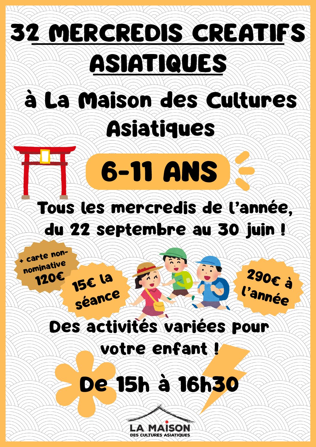 MERCREDIS RE-CREATIFS ASIATIQUES