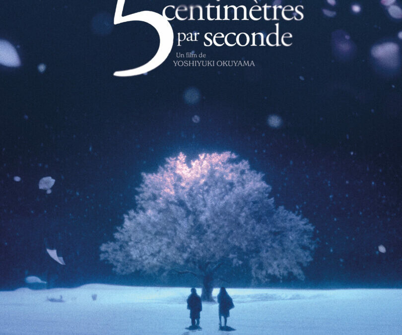 Cinq centimètres par seconde de Yoshiyuki Okuyama sort en salle aujourd’hui.