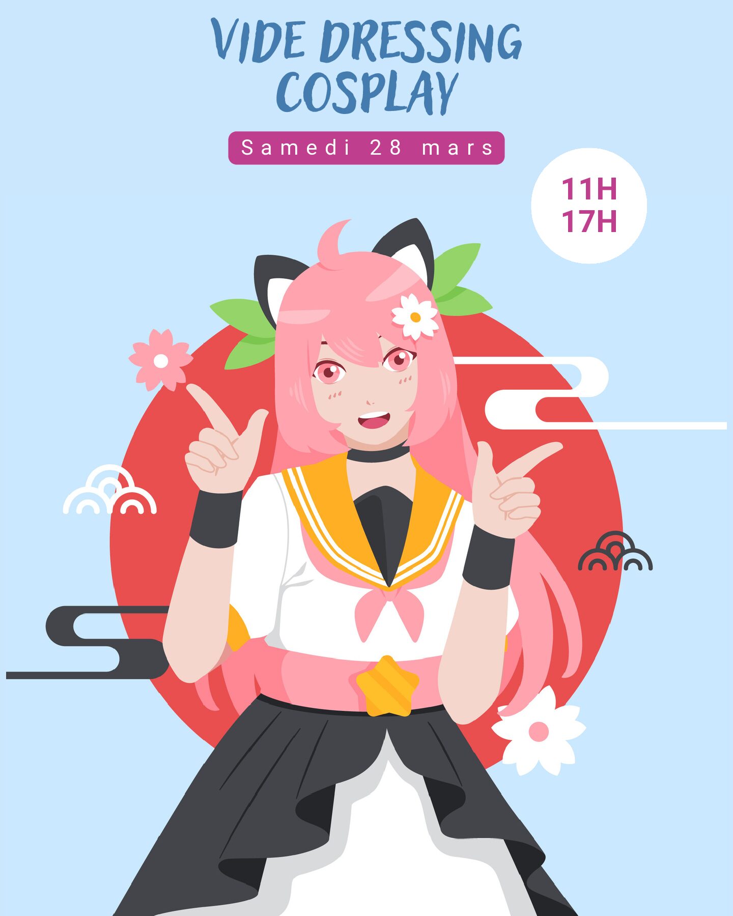 28/03 de 11h à 17h - Vide Dressing Cosplay