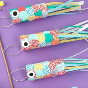 Vacances d'Avril - Réalise des koinoboris ou "banderole de carpes" (à partir de 8 ans)