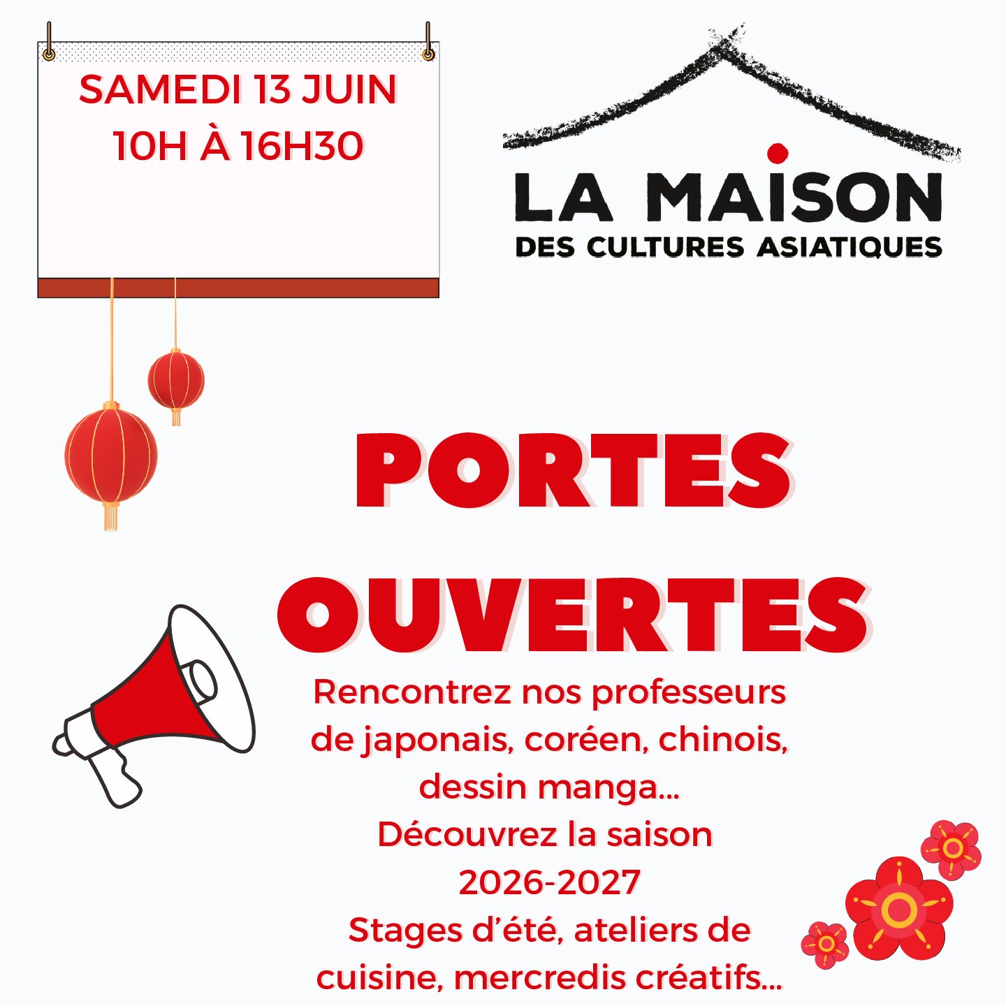 13/06/2026 - JOURNEE PORTES OUVERTES